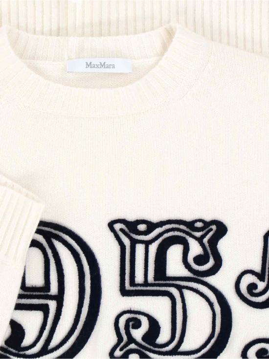 25FW 막스마라 스웨터 2521366212600 014 White - MAX MARA