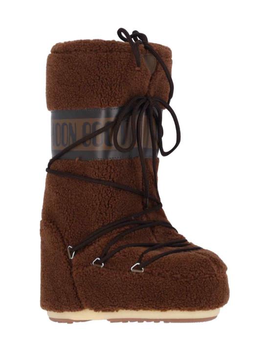 25FW 문부츠 아이콘 플리스 부츠 80D1403080 M004 Brown - MOON BOOT