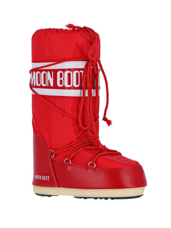 25FW 문부츠 아이콘 나일론 부츠 80D1400440 D001 Red - MOON BOOT