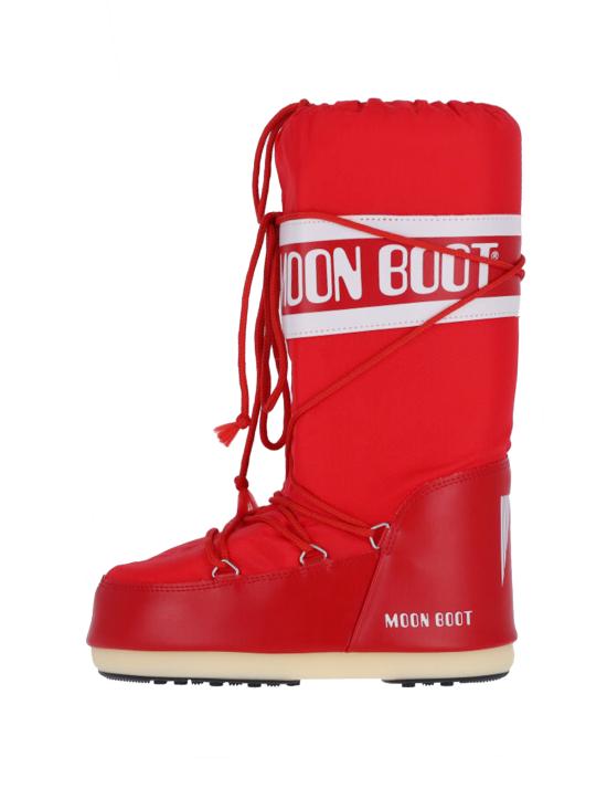 25FW 문부츠 아이콘 나일론 부츠 80D1400440 D001 Red - MOON BOOT