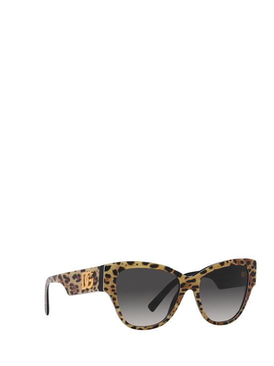 26FW 돌체앤가바나 선글라스 DG4449 31638G LEO BROWN ON BLACK - DOLCE & GABBANA