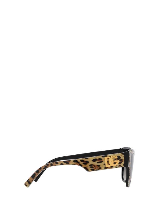 26FW 돌체앤가바나 선글라스 DG4449 31638G LEO BROWN ON BLACK - DOLCE & GABBANA