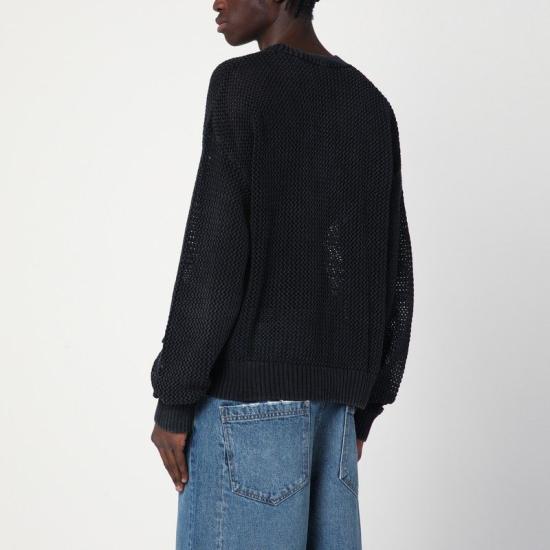 25SS 리프레젠트 스웨터 MLM3821CO 01 BLACK - REPRESENT