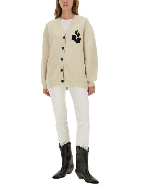 25FW 이자벨마랑에뚜왈 가디건 CA0097FA A1X05E02LY Beige - ISABEL MARANT ETOILE