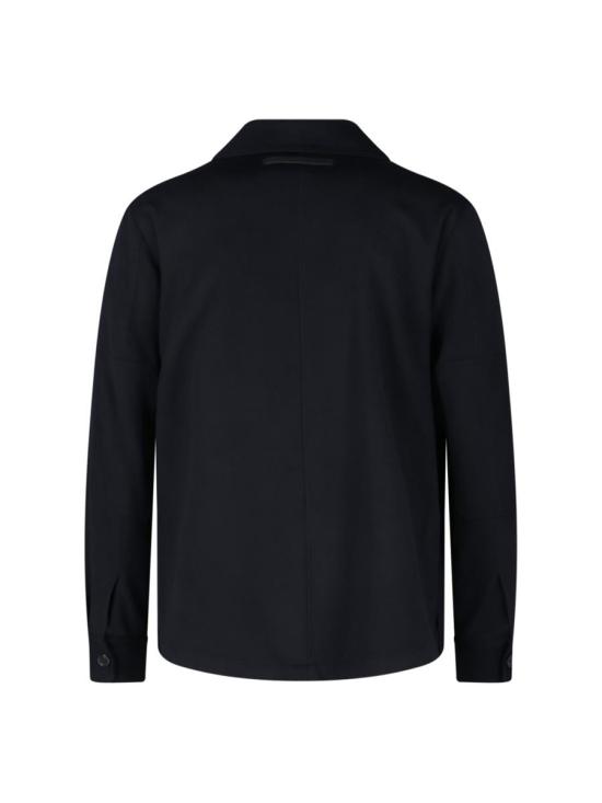 25FW 에르메네질도제냐 긴팔 셔츠 RE8V46 SOT6B210G Black - ERMENEGILDO ZEGNA