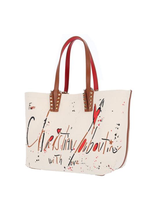 25SS 크리스챤 루부탱 토트백 1255257N005 WHITE - CHRISTIAN LOUBOUTIN