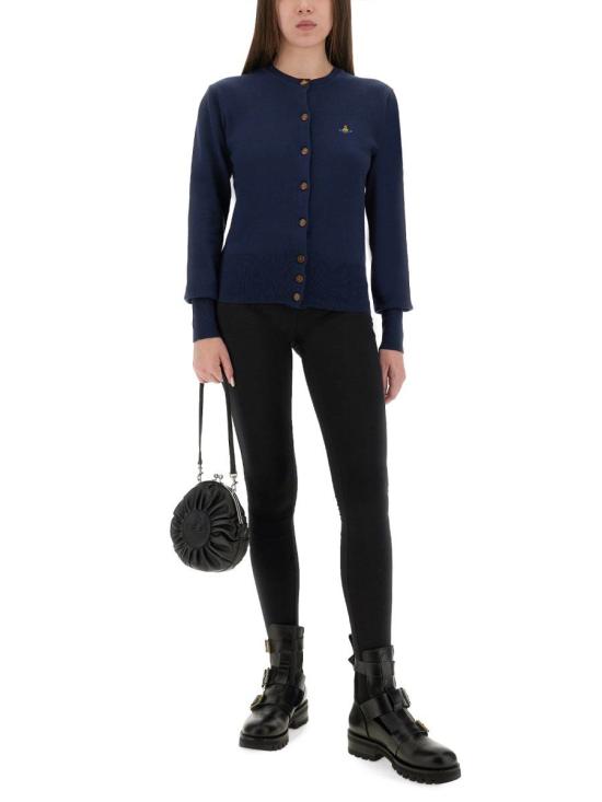 25FW 비비안웨스트우드 BEA 베아 니트 가디건 1803002P Y001VK410 BLUE - VIVIENNE WESTWOOD