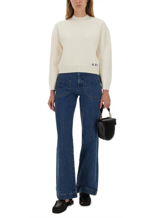 25FW 아페쎄 스웨터 WVBDK F23373 AAD Beige - A.P.C.