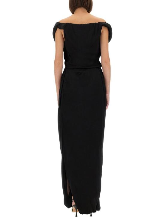 25FW 비비안웨스트우드 롱 원피스 1101039N W012YN401 Black - VIVIENNE WESTWOOD