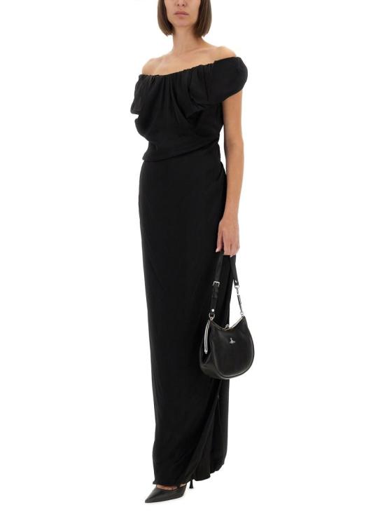 25FW 비비안웨스트우드 롱 원피스 1101039N W012YN401 Black - VIVIENNE WESTWOOD