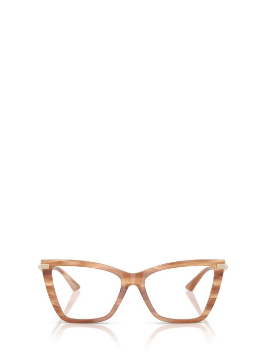 26FW 지미추 안경 JC3020B 5055 STRIPED HAVANA GLITTER BROWN