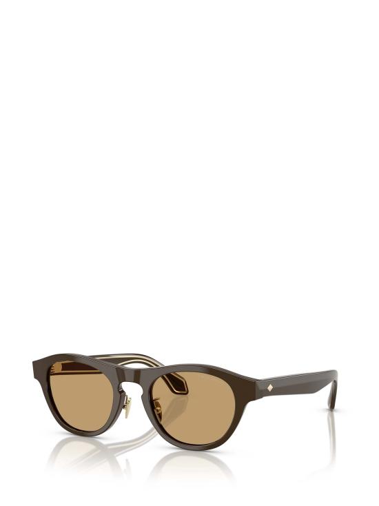 26FW 조르지오 아르마니 선글라스 AR8225 619473 SOLID DARK BROWN - GIORGIO ARMANI