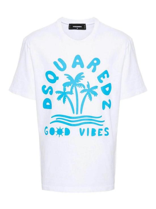  디스퀘어드2 반팔 티셔츠 S71GD1386S22507100C White