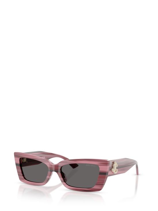 26FW 지미추 선글라스 JC5037BU 506487 STRIPED CRANBERRY - JIMMY CHOO