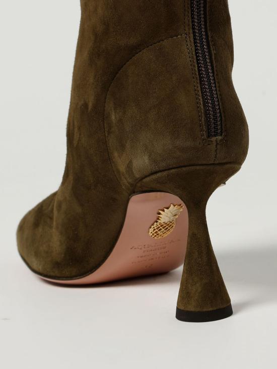 25FW 아쿠아주라 뮬/슬리퍼 AREMIDB0SUE 880 Green - AQUAZZURA