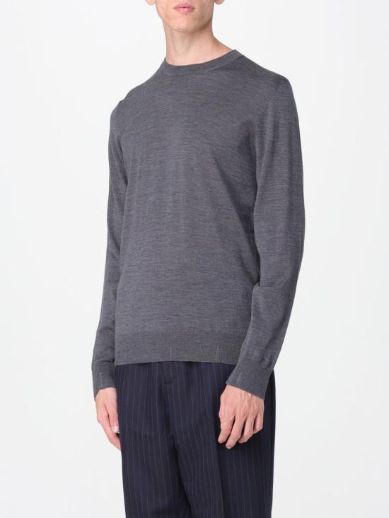 25FW 골든구스 라운드넥 스웨터 GMP00947P00066560304 Charcoal - GOLDEN GOOSE