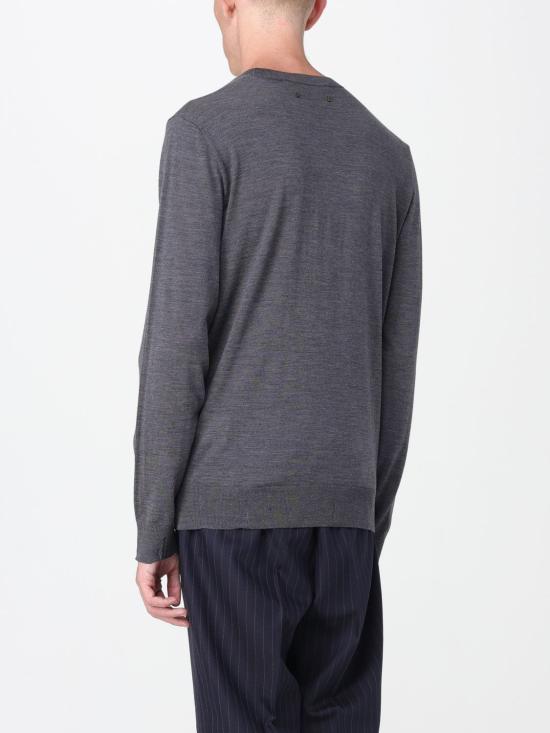 25FW 골든구스 라운드넥 스웨터 GMP00947P00066560304 Charcoal - GOLDEN GOOSE