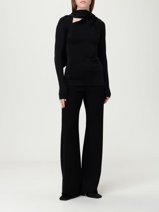 25FW 빅토리아 베컴 긴팔 티셔츠 1325WTP006588A 1 Black - VICTORIA BECKHAM