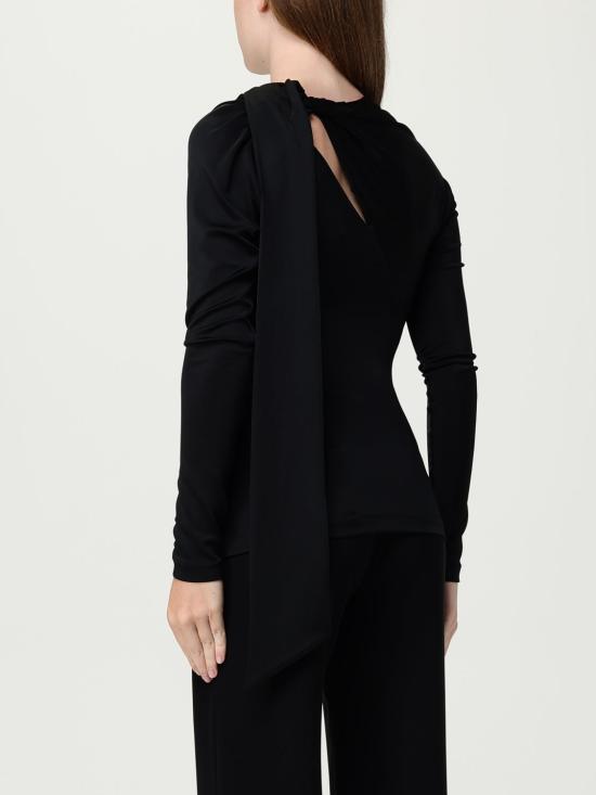 25FW 빅토리아 베컴 긴팔 티셔츠 1325WTP006588A 1 Black - VICTORIA BECKHAM