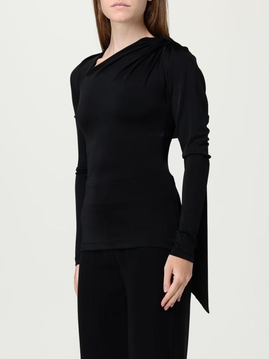 25FW 빅토리아 베컴 긴팔 티셔츠 1325WTP006588A 1 Black - VICTORIA BECKHAM