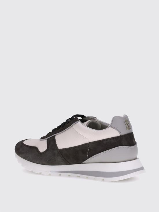 25FW 브루넬로 쿠치넬리 스니커즈 MZUESLA289 CPA80 Black - BRUNELLO CUCINELLI