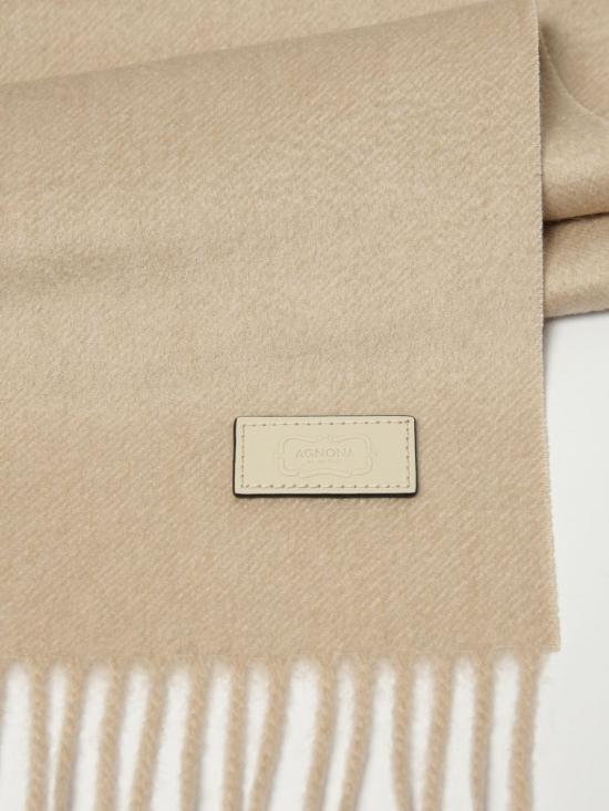 25FW 아뇨나 머플러/스카프 AS1015 H7041 N12 Yellow Cream - AGNONA
