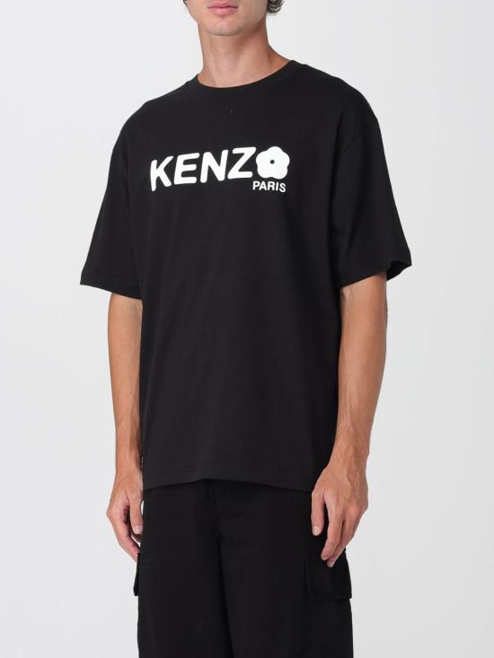 25FW 겐조 반팔 티셔츠 FF55TS4914SG 99J Black - KENZO