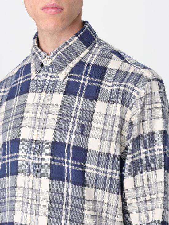 25FW 폴로 랄프로렌 긴팔 셔츠 710953355 001 White - POLO RALPH LAUREN