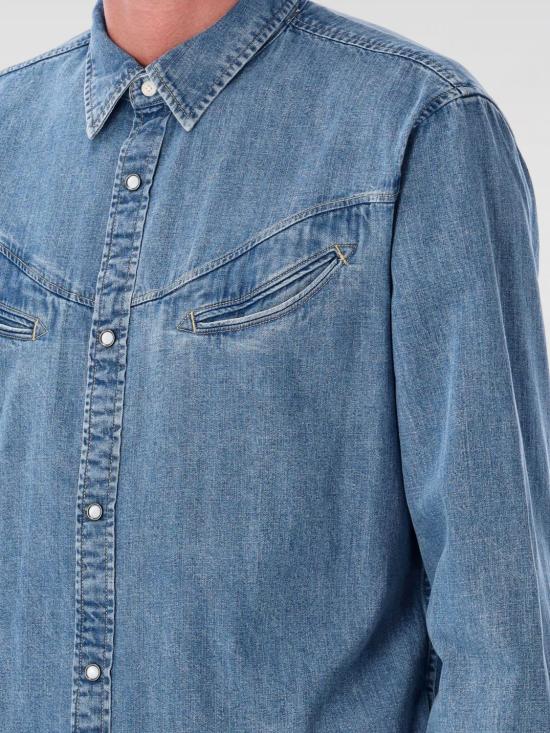 25FW 리바이스 긴팔 셔츠 003NS 0002 Blue - LEVI'S