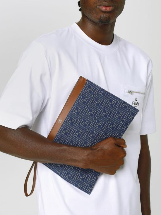 25FW 펜디 브리프케이스 7N0134AUGO F1SCG Blue - FENDI