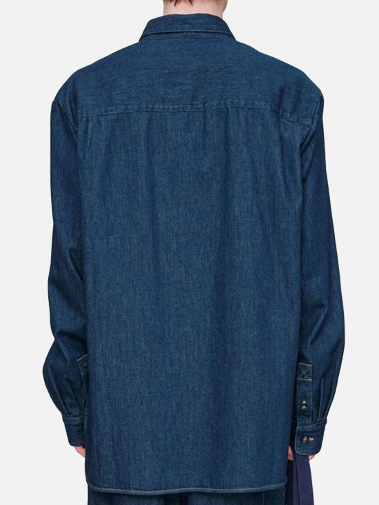 25FW 아페쎄 긴팔 셔츠 COHALH12586 IAI Blue - A.P.C.