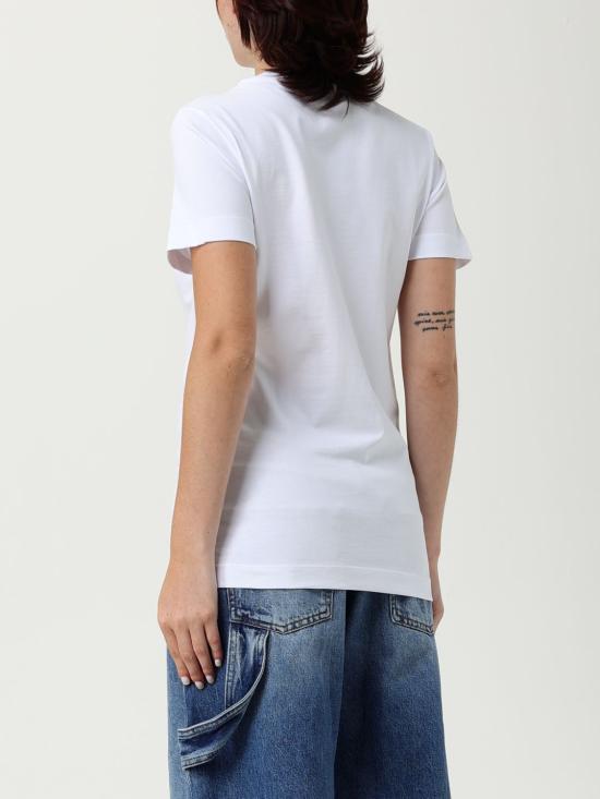 25FW 핑코 반팔 티셔츠 101752A2RD Z04 White - PINKO