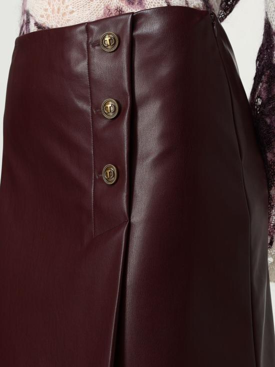 25FW 트윈셋 미디 스커트 252TP2233 05609 Burgundy - TWINSET