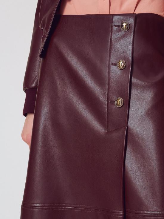 25FW 트윈셋 미디 스커트 252TP2233 05609 Burgundy - TWINSET