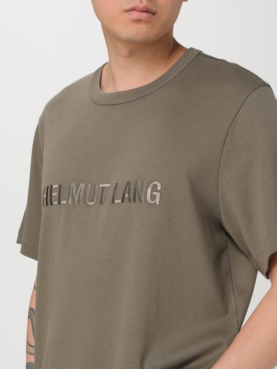 25FW 헬무트랭 반팔 티셔츠 O04HM599 F0X Beige - HELMUT LANG