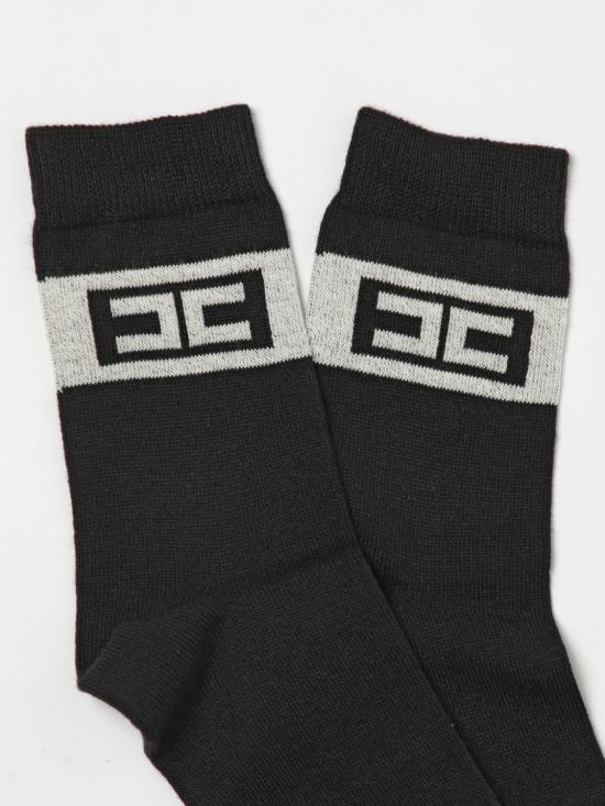 25FW [키즈] 엘리자베타프랜치 발목 양말 EFCZ002CTV061 D748 Black - ELISABETTA FRANCHI