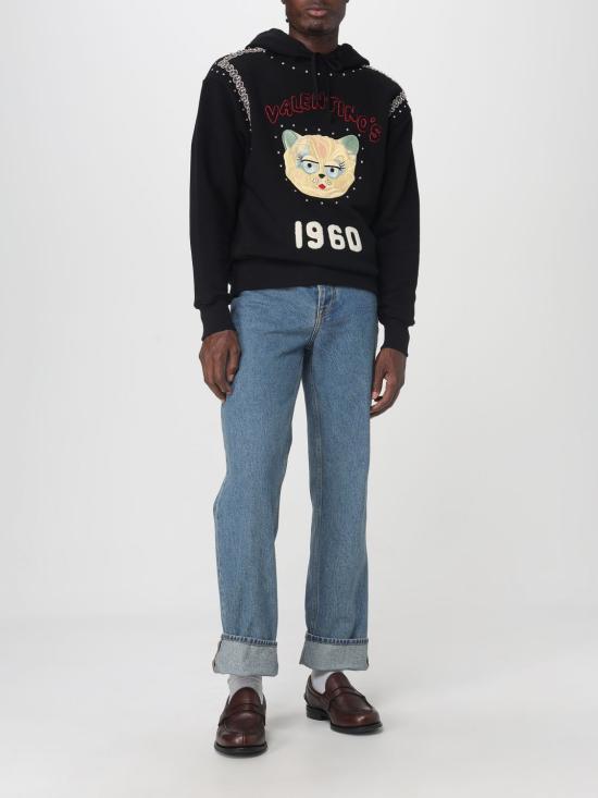 25FW 발렌티노 가라바니 긴팔 티셔츠 7V3MF28NB31 0NO Black - VALENTINO GARAVANI