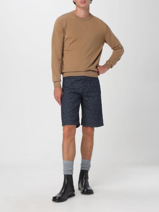 25FW 펜디 스웨터 FZX091ASH3 F0QU5 Brown - FENDI