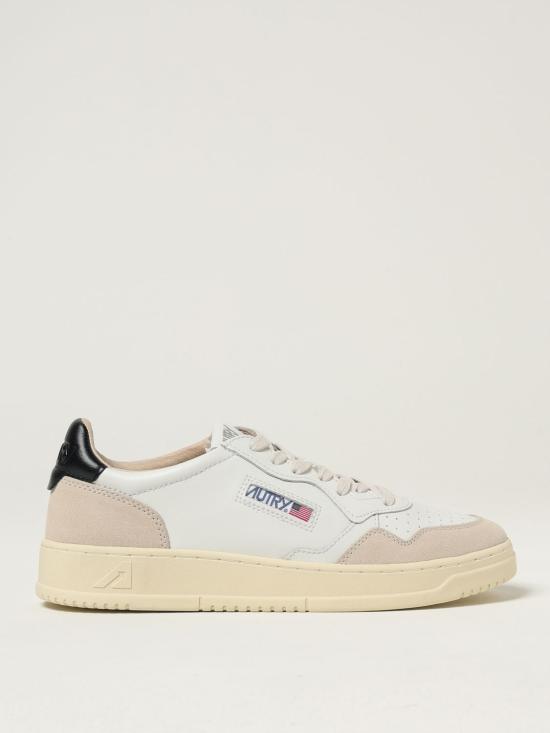 26SS 오트리 메달리스트 로우 스니커즈 AULM LS21 White