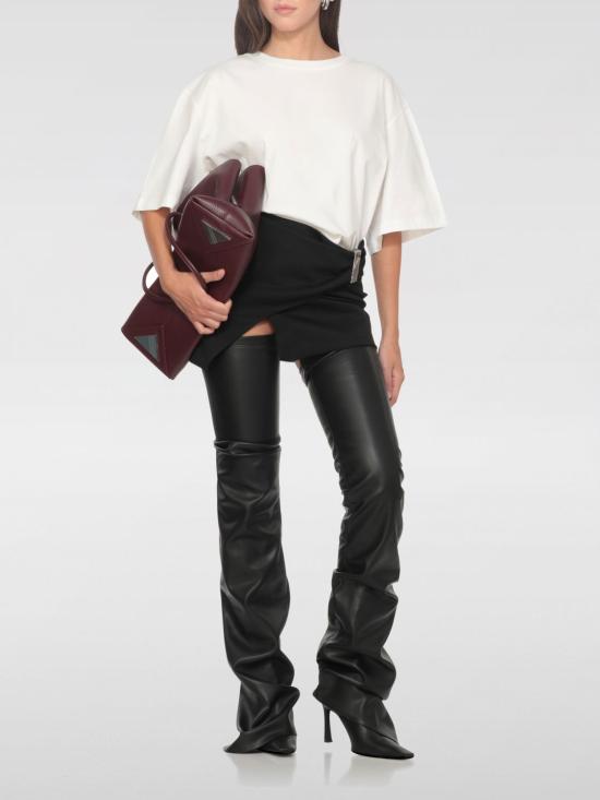 25FW 디 아티코 반팔 티셔츠 251WCT00350JJJ025AA 001 White - THE ATTICO