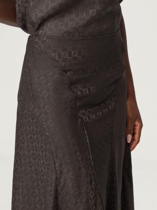 25FW 펜디 스커트 FQ7688AUQG F1T6H Brown - FENDI