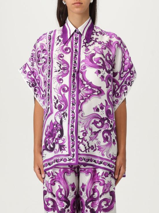 25FW 돌체앤가바나 블라우스 F5T52THI1TK IP3TN Violet