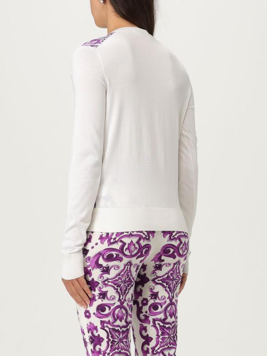 25FW 돌체앤가바나 가디건 FXV10TJBSJF H25DQ Violet - DOLCE & GABBANA