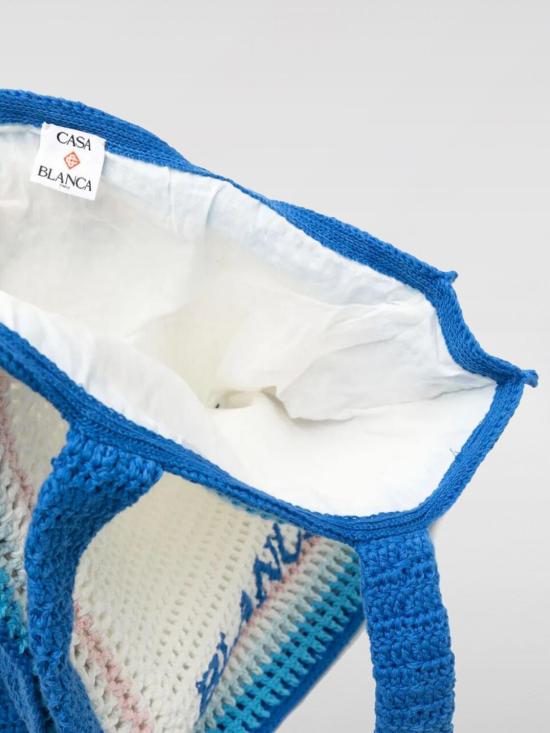 25SS 카사블랑카 숄더백 APS25BAG12101 BLUE GRADIENT Blue - CASABLANCA