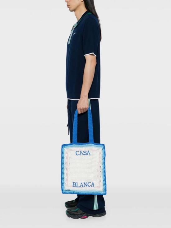 25SS 카사블랑카 숄더백 APS25BAG12101 BLUE GRADIENT Blue - CASABLANCA