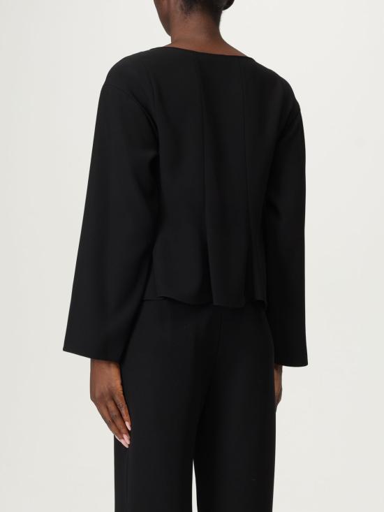 25FW 엠포리오 아르마니 긴팔 티셔츠 EW001507AF10206 UC001 Black - EMPORIO ARMANI