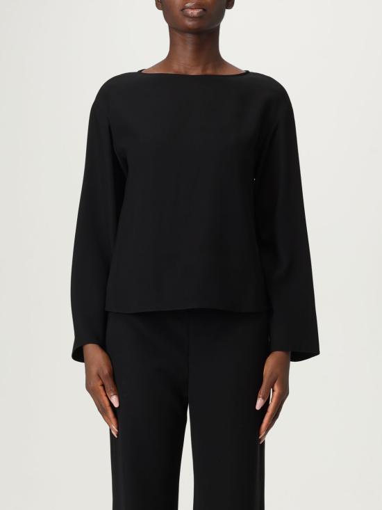 25FW 엠포리오 아르마니 긴팔 티셔츠 EW001507AF10206 UC001 Black