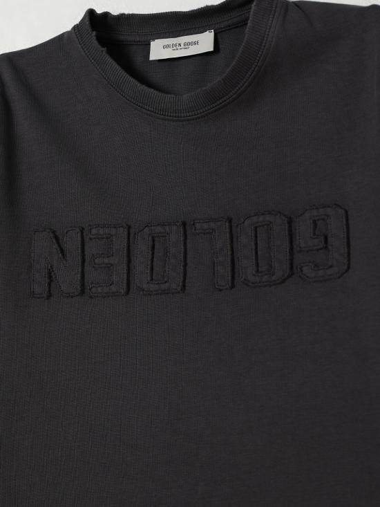 25FW [키즈] 골든구스 티셔츠 GKP02441P00224360278 Grey - GOLDEN GOOSE