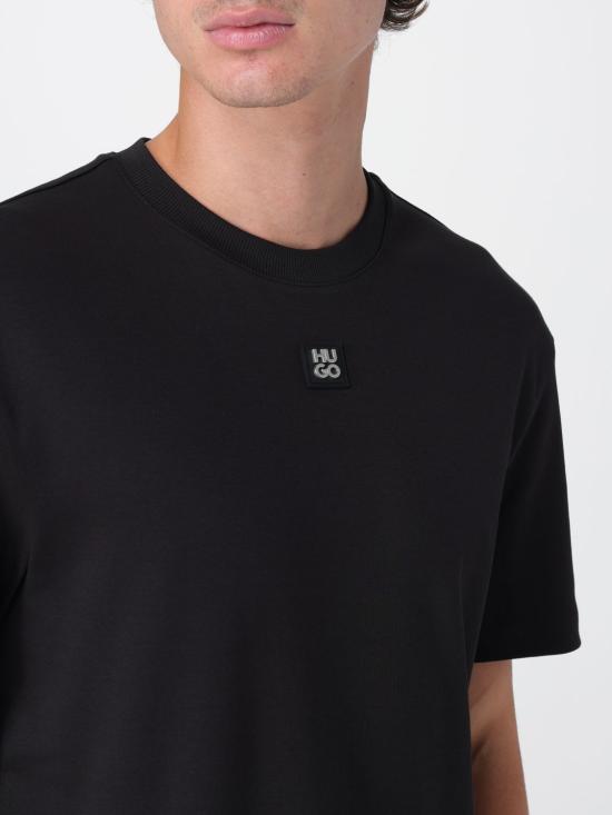 25FW 휴고보스 반팔 티셔츠 50505201 002 Black - HUGO BOSS