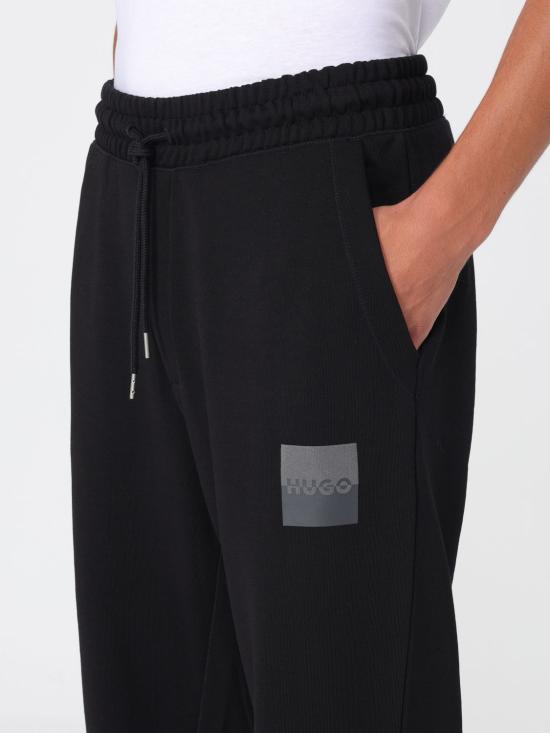 25FW 휴고보스 트레이닝/조거 팬츠 50542866 001 Black - HUGO BOSS